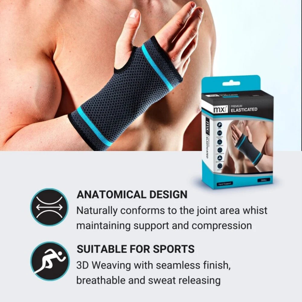 MX Health Premium Elasticated Hand Support - Large