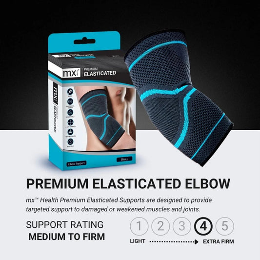 MX Health Premium Elasticated Elbow Support - Small